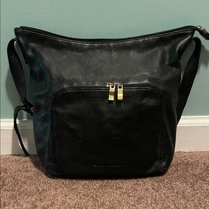 Stone Mountain Black Leather Women's Bag